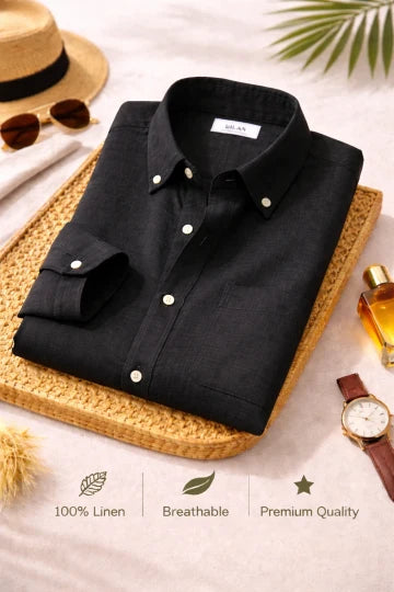 Men's Premium Linen Shirt Combo Set 5 Linen Shirts Combo Pack (4 Shirts)