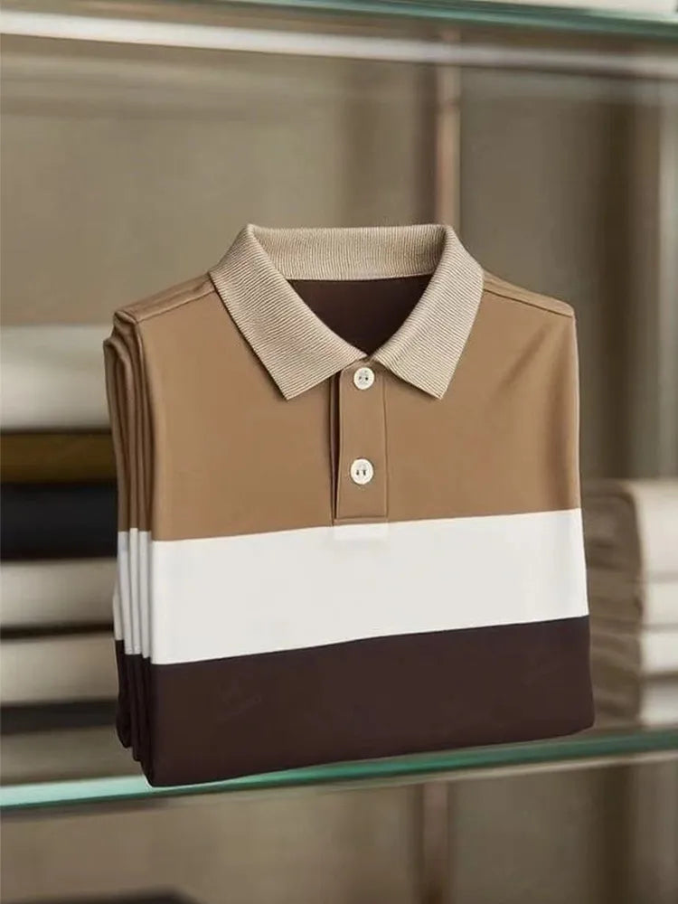 Basic Casual Stylish Stripe Printed Shirt Stretch Comfort Camping Pullover Shirt Big Tall