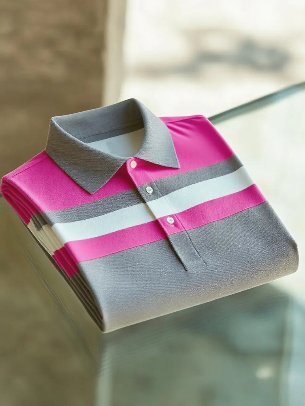 Men’s Business Casual Button Short Sleeve Shirt