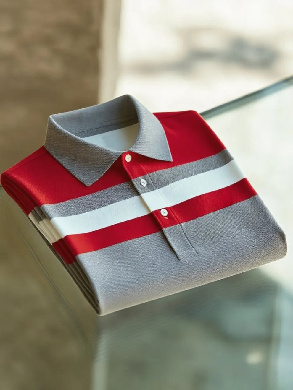 Men’s Business Casual Button Short Sleeve Shirt