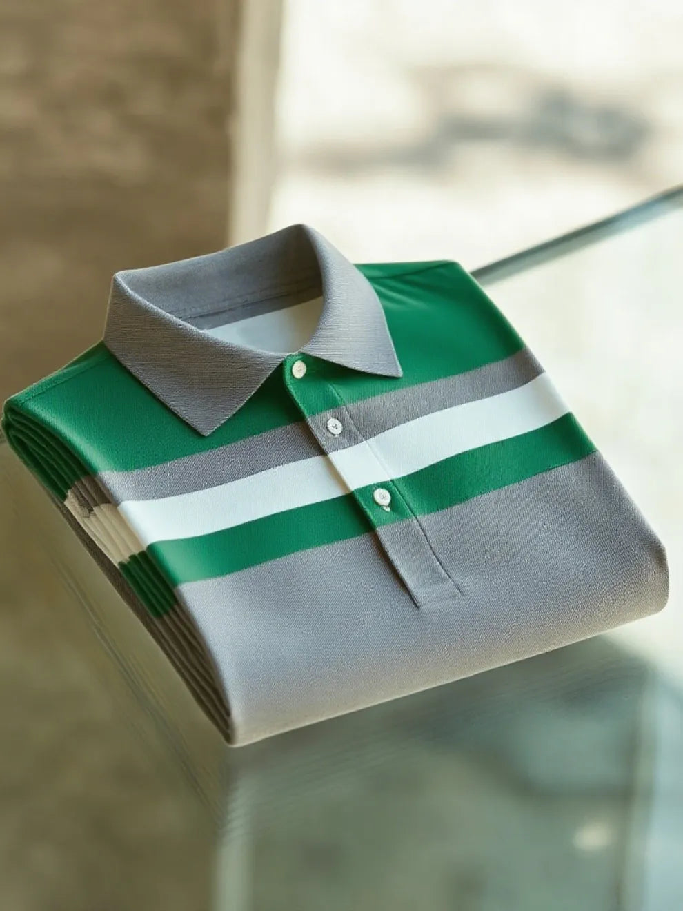 Men’s Business Casual Button Short Sleeve Shirt