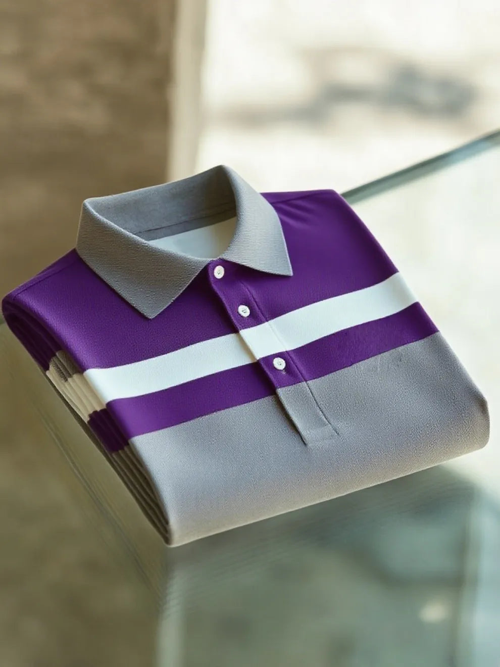 Men’s Business Casual Button Short Sleeve Shirt