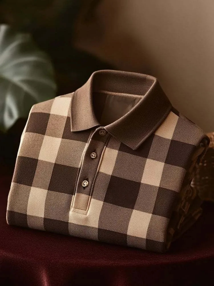 Men’s Classic Business Button Short Sleeve Shirt