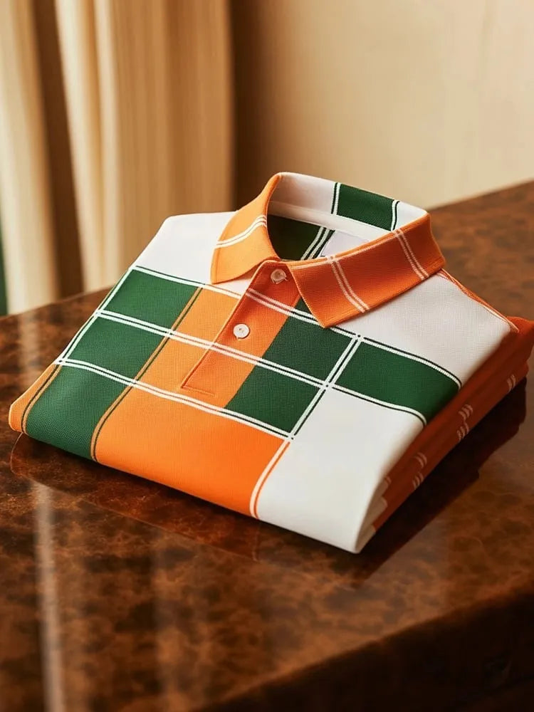 Men’s Classic Business Button Short Sleeve Shirt