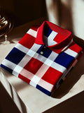 Men’s Classic Business Button Short Sleeve Shirt