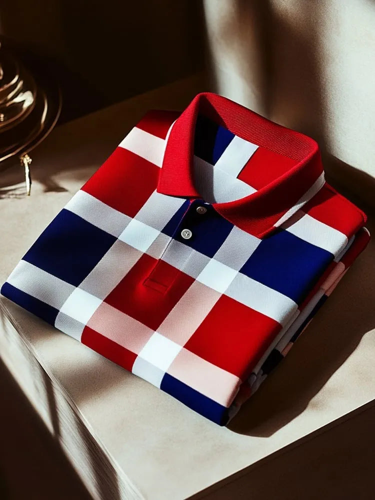 Men’s Classic Business Button Short Sleeve Shirt