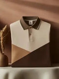 Men’s Classic Business Logo Button Short Sleeve