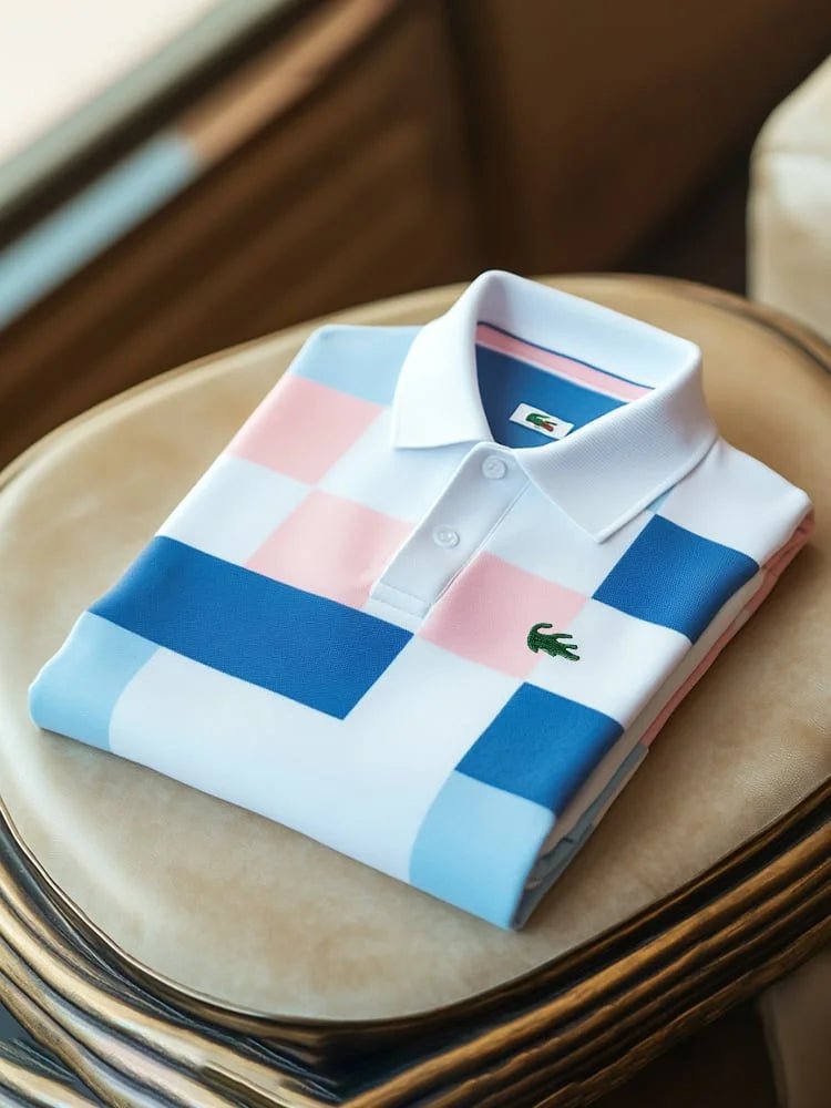 Balltoy Men’s Classic Business Logo Button Short Sleeve Shirt